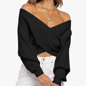 Size S Wrap Sweater